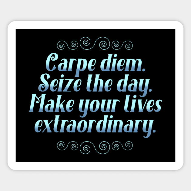 Seize The Day Sticker by VanHand